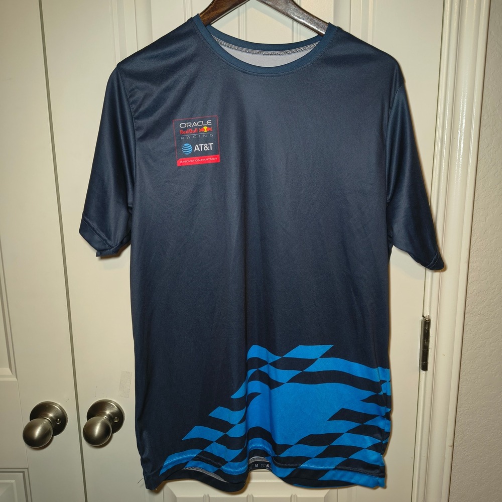 Oracle Red Bull Racing AT&T Innovation Partner Jersey Mens Medium Navy Blue F1